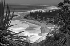 Mount Maunganui looking down at Main Beach, Bay of Plenty